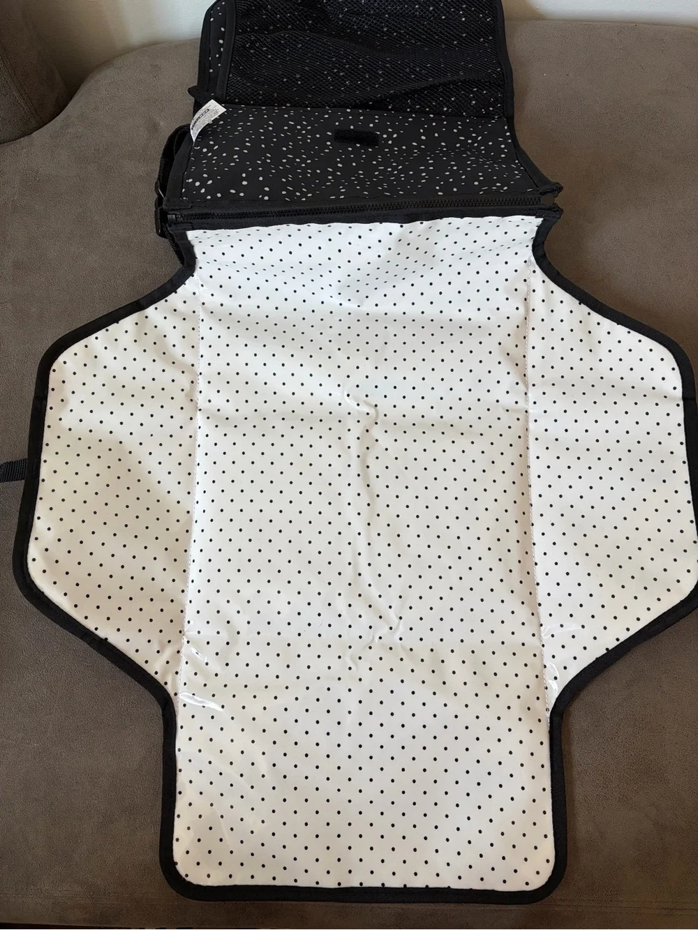 Skip Hop Black & White Speckled Toiletry Bag